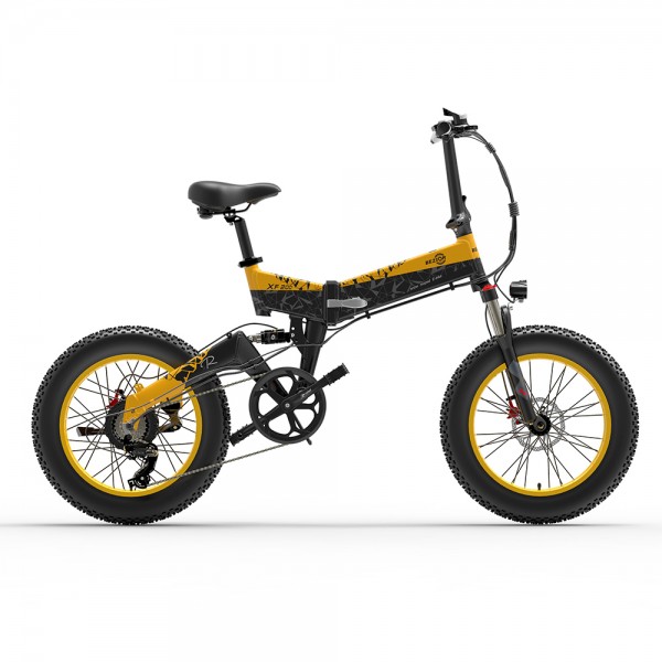 Bezior XF200 Mountain Bike Aluminum Alloy 1000W 20 Inch Foldable Fat Tire Electric Bike 48V 15Ah Battery Max Speed 40km/h 130KM Power-assisted Mileage Range