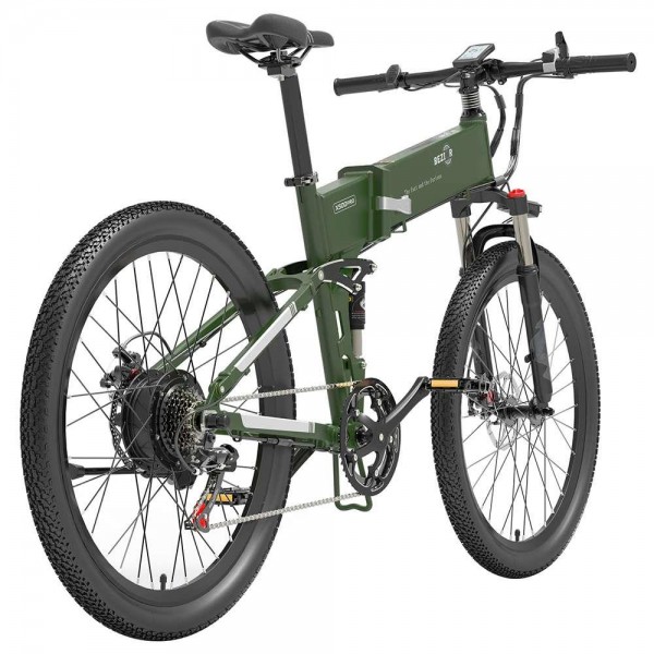 BEZIOR X500 Pro Folding Electric Bike Bicycle 48V 10.4Ah Battery 500W Motor 26 Inch Tire Aluminum Alloy Frame Shimano 7-speed Shift Max Speed 30km/h 100KM Power-assisted Mileage Range LCD Display IP54 Waterproof