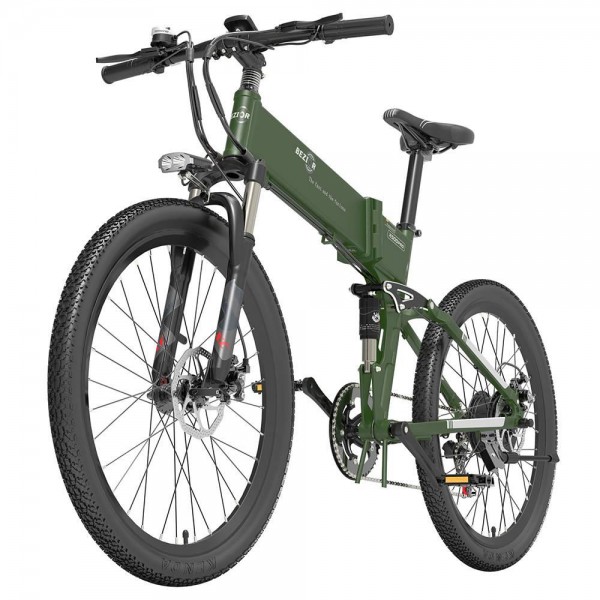 BEZIOR X500 Pro Folding Electric Bike Bicycle 48V 10.4Ah Battery 500W Motor 26 Inch Tire Aluminum Alloy Frame Shimano 7-speed Shift Max Speed 30km/h 100KM Power-assisted Mileage Range LCD Display IP54 Waterproof