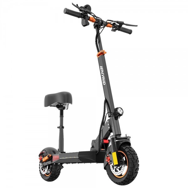 IENYRID M4 Pro S+ Off Road Electric Scooter 10 Inch Tires 800W Motor 48V 10Ah Battery For 15.5-22 Miles Mileage 330 Lbs Load With Seat