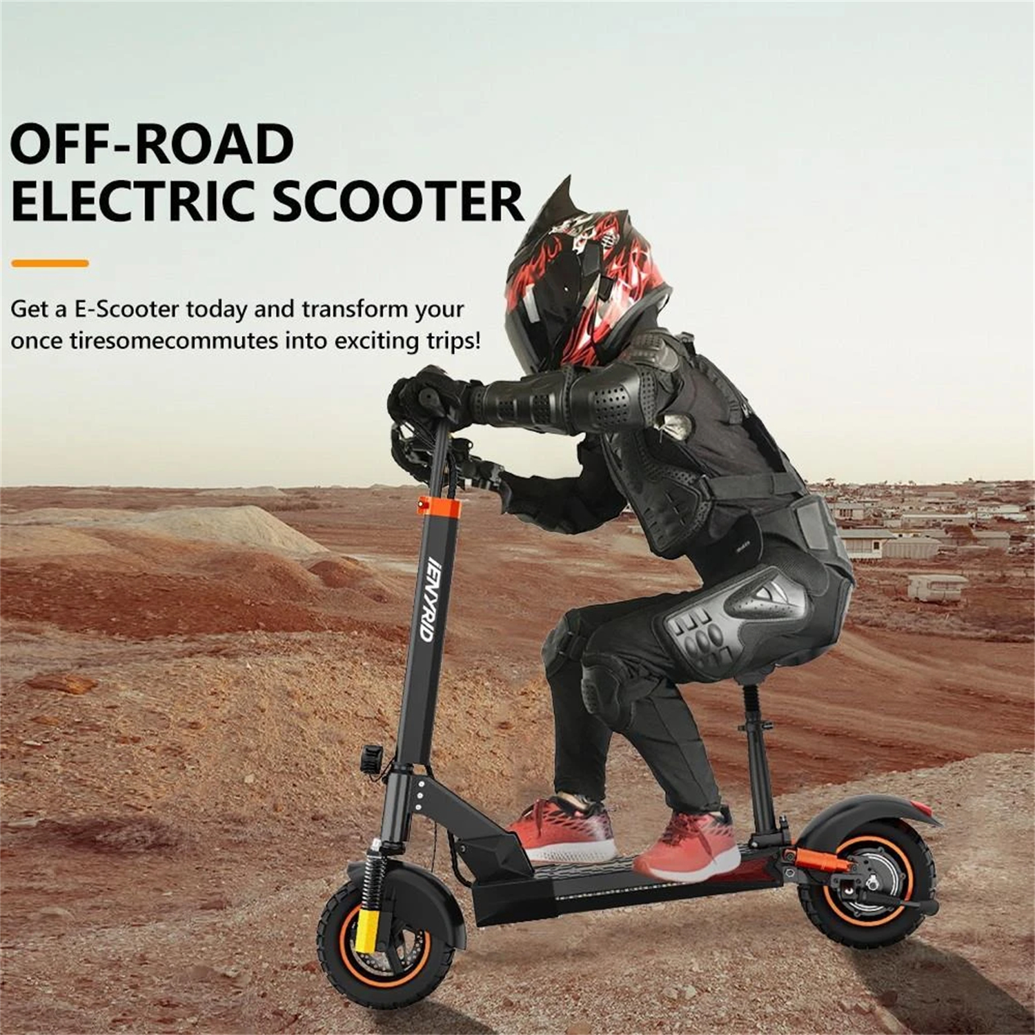 Electric Scooter With Seat