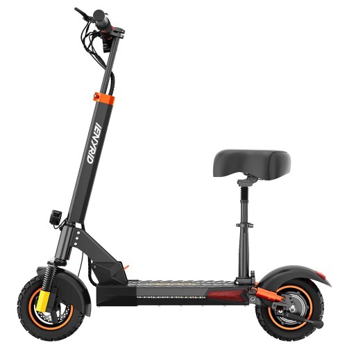 iENYRID M4 Pro S+ Scooter électrique tout-terrain Pneus 10 pouces Moteur 800W Batterie 48V 10Ah pour un kilométrage de 15.5-22 miles Charge de 330 lbs avec siège