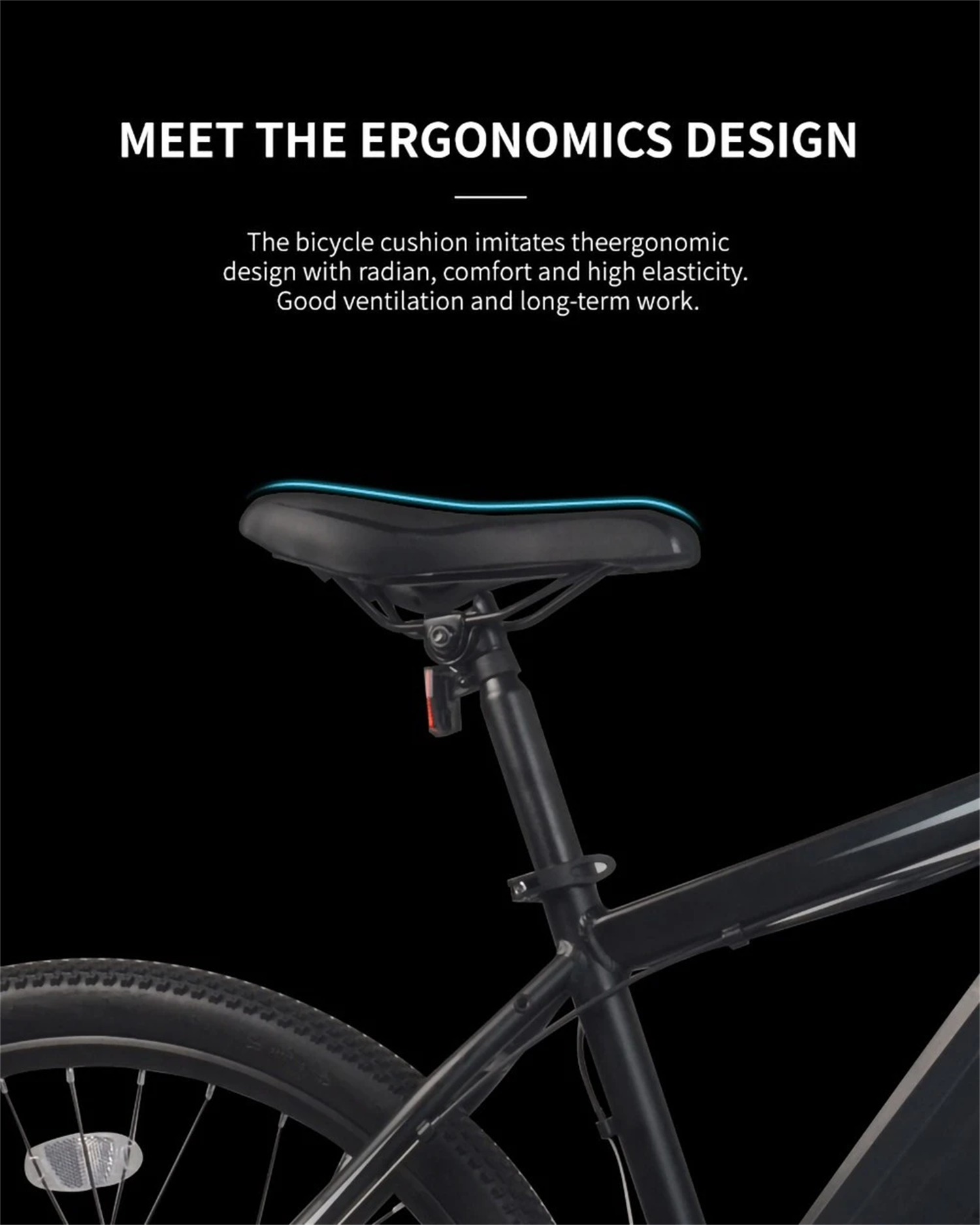 K3 Electric Bike 26*1.95 Inch Tire, 350W Motor 20MPH Max Speed, Dual 36V 10.4Ah Battery, 120kg Load