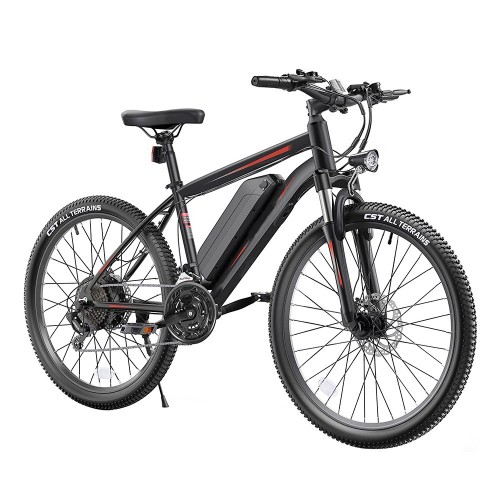 K3 bicicletta elettrica 26 * 1,95 pollici pneumatici, 350W motore 20MPH velocità massima, doppia batteria 36V 10.4Ah, 120 kg di carico