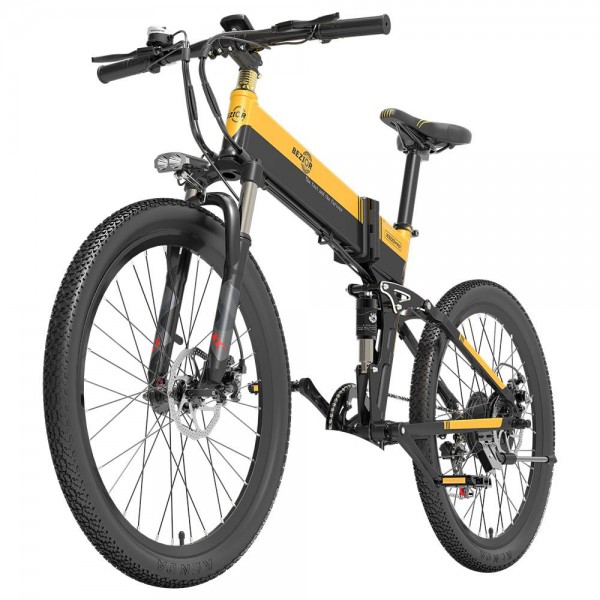BEZIOR X500 Pro Electric City Bike For Adult 26 Inch Tire 500W Motor Max Speed 30Km/h 48V 10.4Ah Battery Aluminum Alloy Frame Shimano 7-Speed Shift 100KM Power-Assisted Range LCD Display IP54 Waterproof