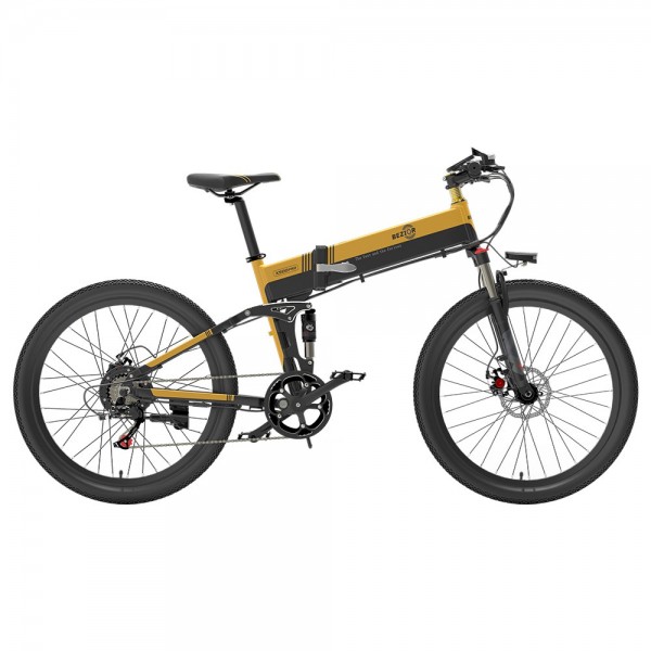 BEZIOR X500 Pro Vélo électrique De Ville Pour Adultes Avec Pneus 26 Pouces Moteur 500W Vitesse Maximale 30Km/h Batterie 48V 10.4Ah Cadre En Alliage D'aluminium Changement De Vitesse Shimano 7 Vitesses Autonomie De 100KM Affichage LCD IP54 Etanche à L'eau