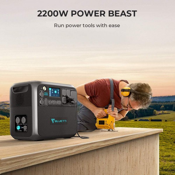 BLUETTI AC200MAX 2048Wh 640000mAh Portable Power Station With 2200W AC Output