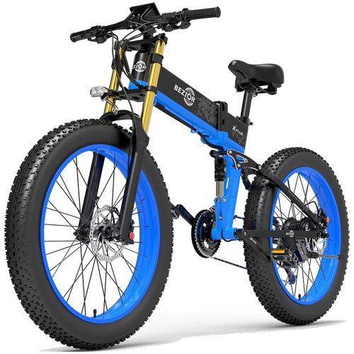 BEZIOR X PLUS Mountain E-Bike 1500W Motore 48V 17.5Ah Batteria 26*4.0 Pollici Pneumatico grasso 40Km/h Velocità massima 200kg Carico 130 KM Gamma