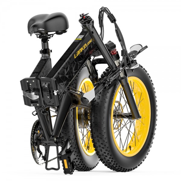 Lankeleisi X3000 Plus 1000W 20 Inch Foldable Electric Fat Bike 17.5Ah 25 Mph 75 Miles