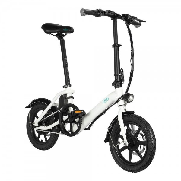Fiido D3 Pro 250W Step-through Folding Electric Bike City E-bike 7.8Ah 15.5 Mph 37 Miles