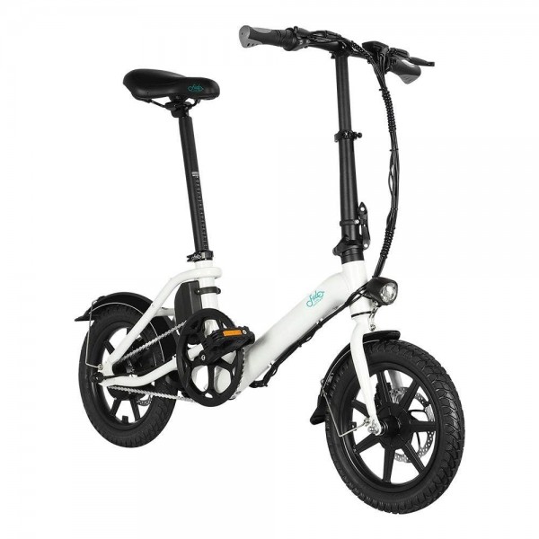 Fiido D3 Pro 250W Step through Folding Electric Bike City E Bike 7.8Ah 15.5 Mph 37 Miles White United States Usporter Deutschland