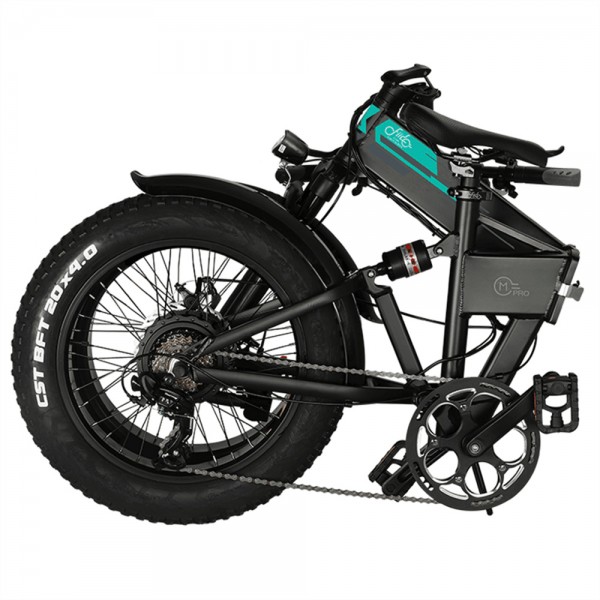 Fiido M1 Pro 500W Fat Bike Folding Electric Mountain Bike 12.8Ah 24.8 Mph 80 Miles