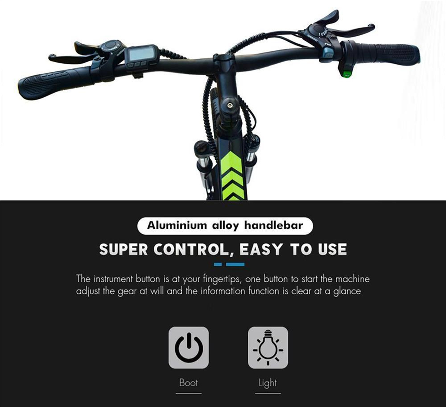 DEEPOWER K26 Bicicleta Electrica Plegable Llanta 26 Pulgadas Motor 48V 500W Bateria 12.8Ah Velocidad Maxima 35Km/h Cambio Shimano 21 Velocidades Carga 150kg