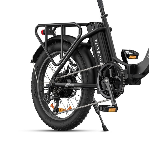 ENGWE L20 Electric Bike 20*4.0 Inch Fat Tire 750W Motor 25MPH Max Speed 48V 13Ah Battery 90Miles Range Max Load 120kg Shimano 7-Speed Transmission