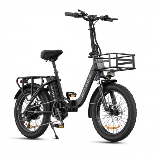 ENGWE L20 Electric Bike 20*4.0 inch Fat Tire 750W Motor 25MPH Max Speed 48V 13Ah Battery 90Miles Range Max Load 120kg Shimano 7-Speed Transmission