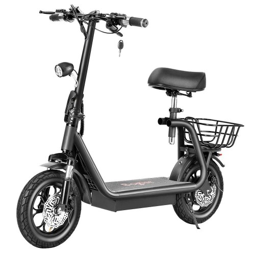 Scooter Eléctrico Plegable BOGIST M5 Pro Rueda Neumática de 12 Pulgadas Motor 500W Velocidad Max 40Km/h Batería 48V 11Ah Freno de Disco Inteligente BMS 30-35KM Largo Alcance con Asiento