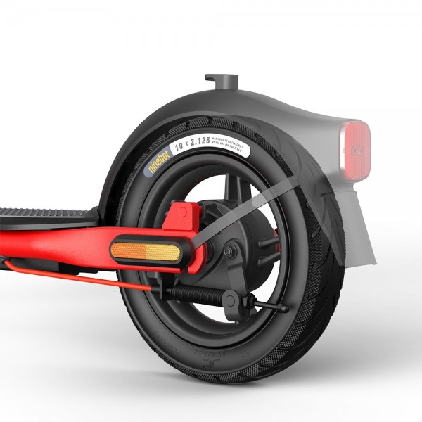 Ninebot KickScooter D38E Electric Scooter Foldable 10 Inch Tires 350W Hub Motor 25km/h Max Speed 36V 10.2Ah Battery 38km Range