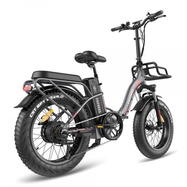 FAFREES F20 Max City E-Bike 20*4.0 Inch Fat Tire 500W Motor 25Km/h Speed Removable 48V 22.5Ah Lithium Battery Shimano 7-Speed Gear 150KG Max Load