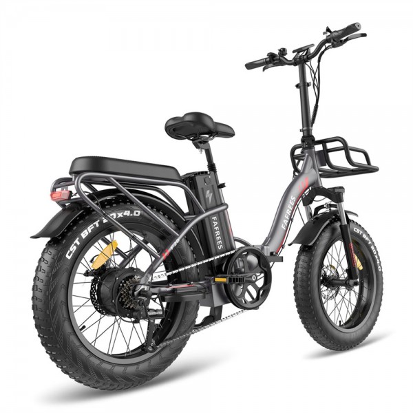 FAFREES F20 Max City E-Bike 20 * 4,0 Collu Fat Tire 500W Motors 25Km/h ātrums Noņemams 48V 22,5Ah Litija Akumulators Shimano 7 ātrumu Pārnesums 150KG Maksimālā Slodze