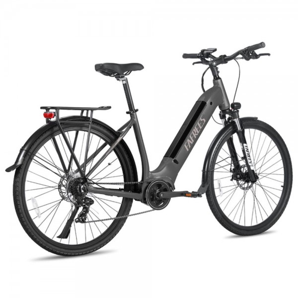 FAFREES FM9 City Electric Bike KENDA 700C*45C Tire 250W Bafang Mid-Drive Motor 25Km/h Max Speed 36V 15Ah Battery 100KM Range SHIMANO 7-Speed