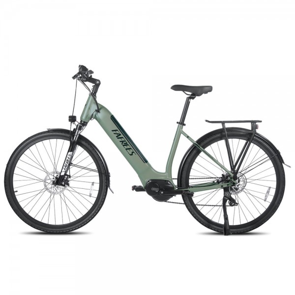 FAFREES FM9 City Electric Bike KENDA 700C*45C Tire 250W Bafang Mid-Drive Motor 25Km/h Max Speed 36V 15Ah Battery 100KM Range SHIMANO 7-Speed