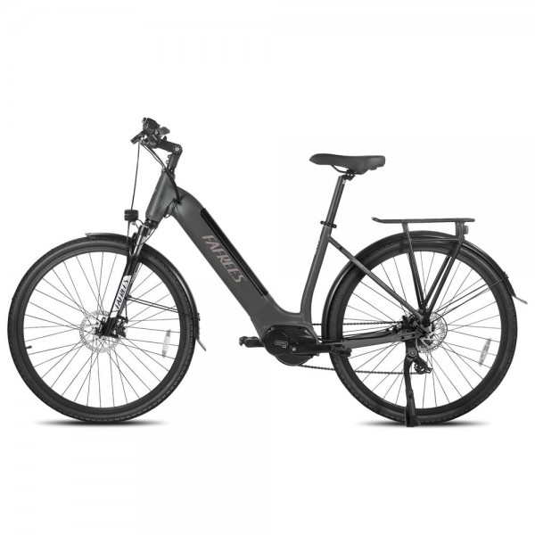 FAFREES FM9 City Electric Bike KENDA 700C*45C Tire 250W Bafang Mid-Drive Motor 25Km/h Max Speed 36V 15Ah Battery 100KM Range SHIMANO 7-Speed