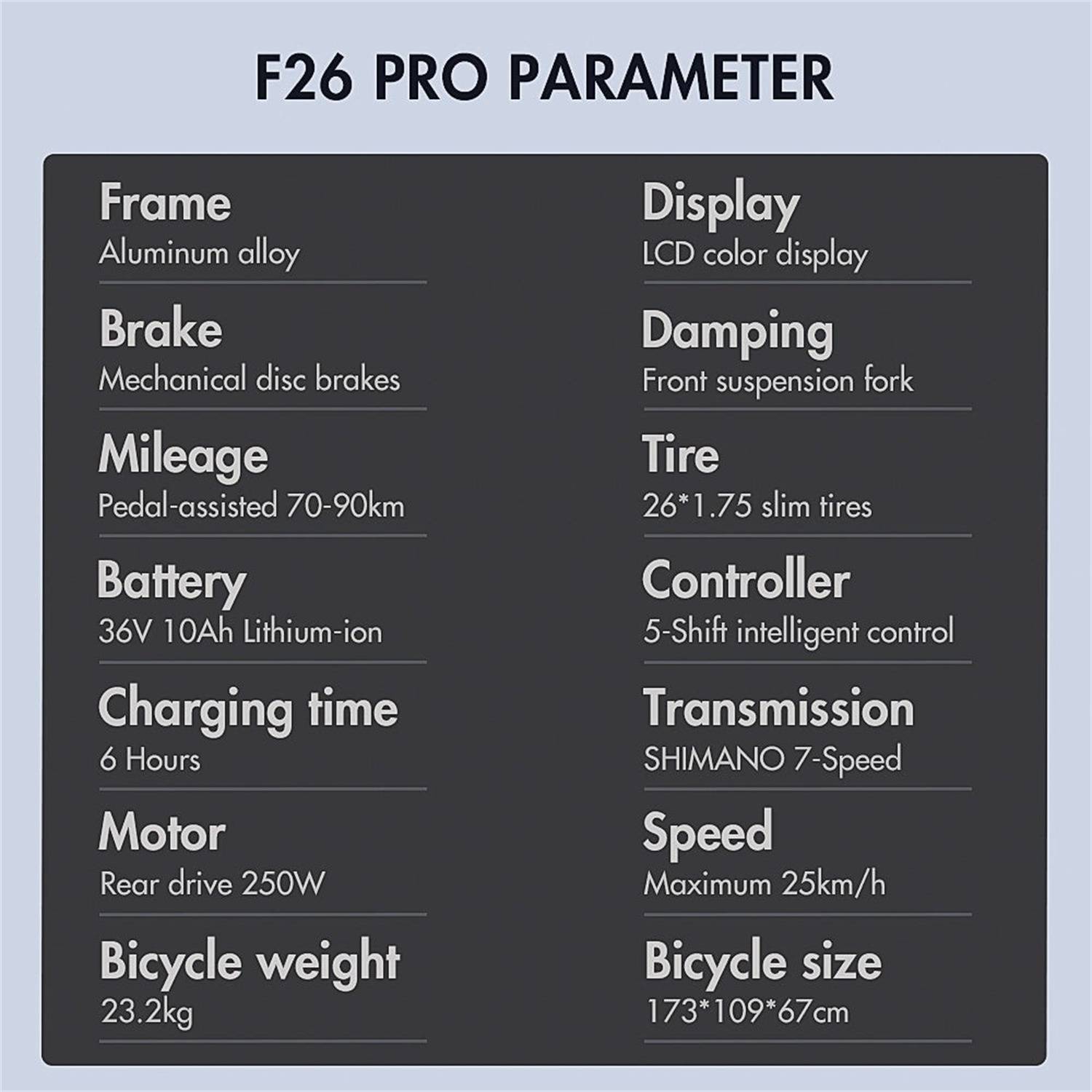 FAFREES F26 Pro City elcykel