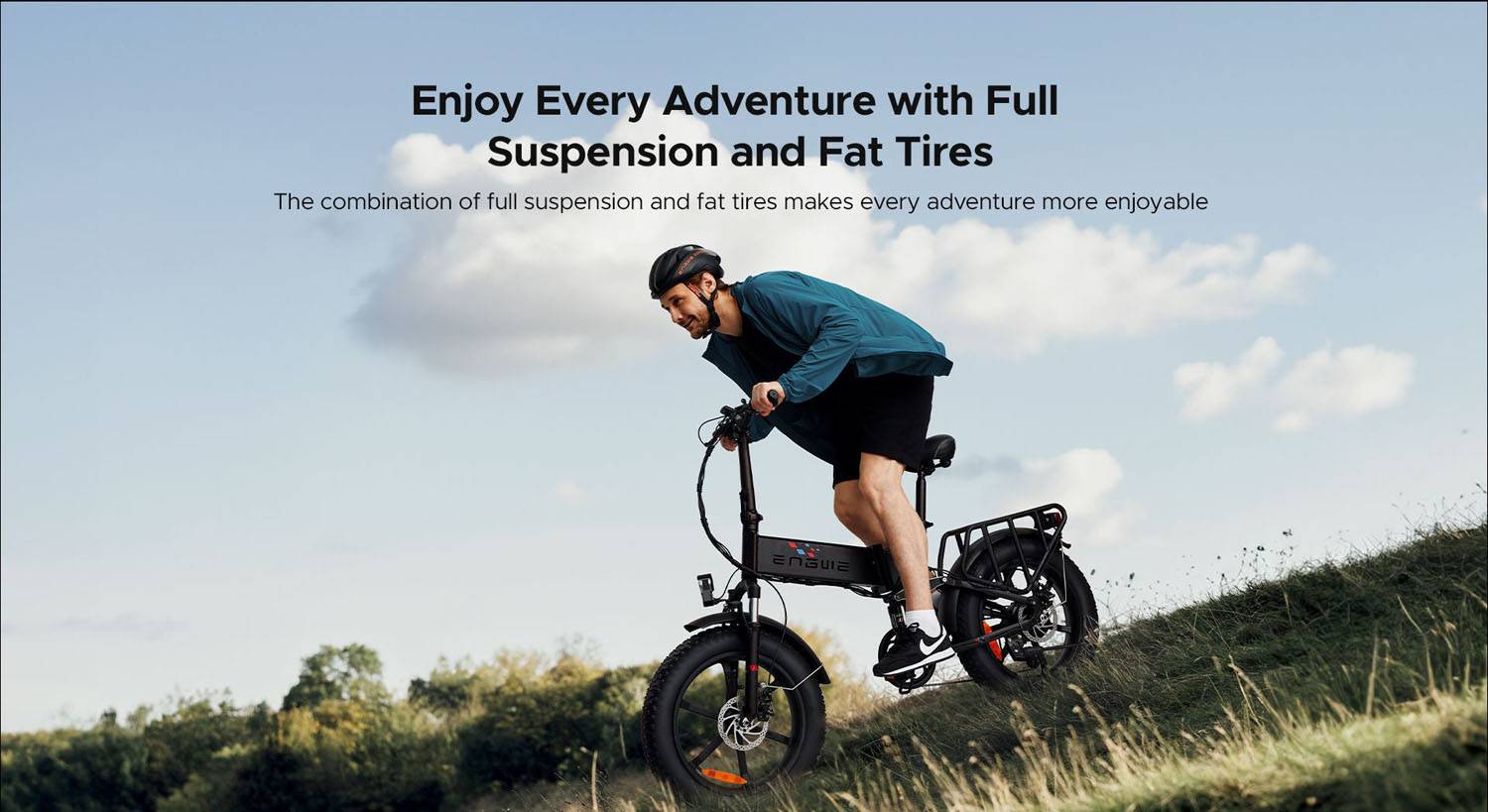 Enjoy Every Adventure With Full Suspension And Fat Tires