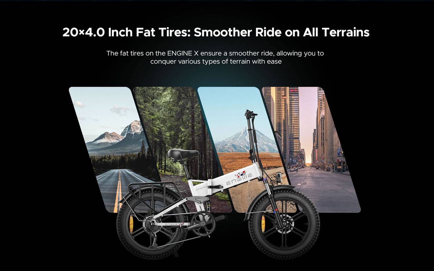 20×4.0 Inch Fat Tires: Smoother Ride On All Terrains