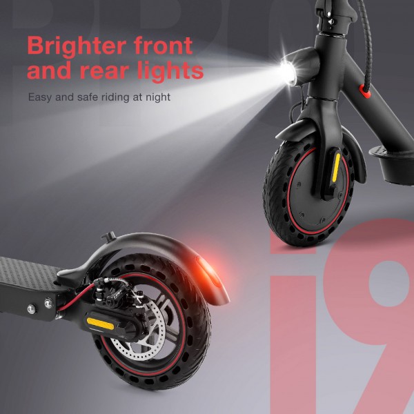 IScooter I9 Pro Electric City Scooter 8.5 Inch Honeycomb Tire 350W Motor 7.5Ah Battery 30km/h Max Speed 25km Range