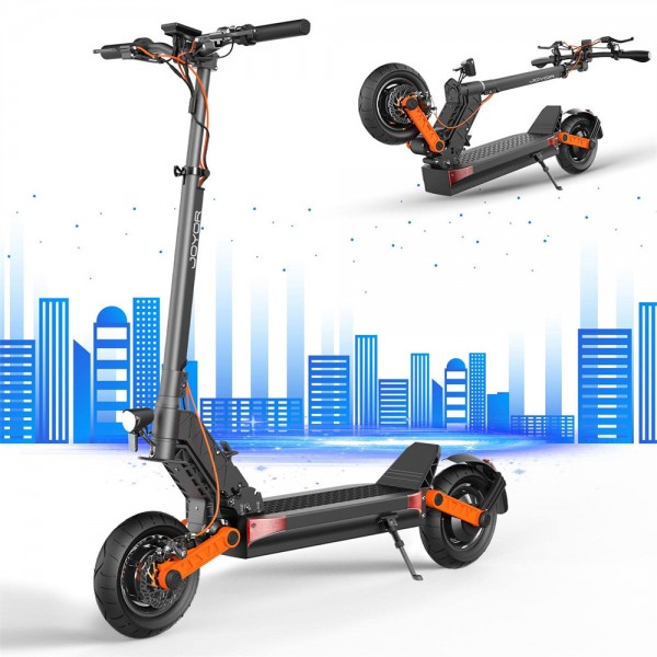 JOYOR S5 Scooter Eléctrico Plegable Con Ruedas Neumáticas De 10 Pulgadas 600w 13Ah 25km/h 55km De Autonomía