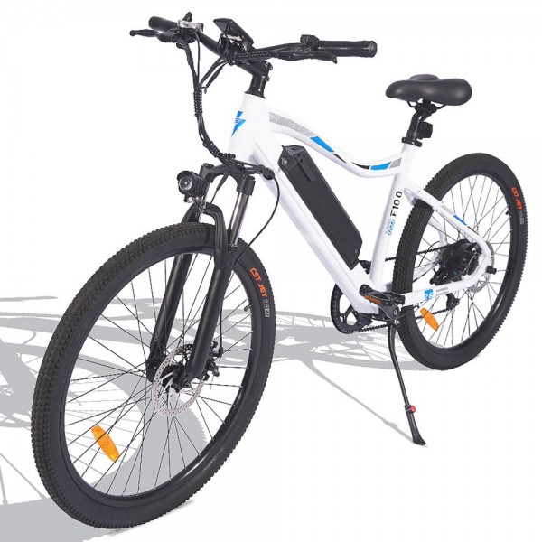 FAFREES F100 26 Zoll Elektro-City-Bike 48V 11.6Ah Abnehmbarer Akku Shimano 7-Gang-Schaltung LED-Anzeige Aluminium-Legierung Rahmen