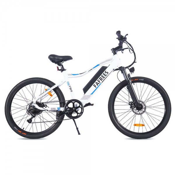 FAFREES F100 26 Zoll Elektro-City-Bike 48V 11.6Ah Abnehmbarer Akku Shimano 7-Gang-Schaltung LED-Anzeige Aluminium-Legierung Rahmen