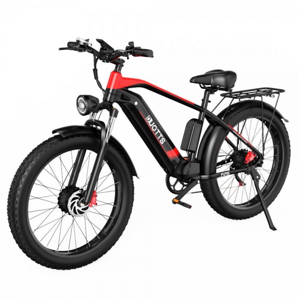 DUOTTS F26 Electric Mountain Bike 26*4.0 Inch Fat Tires 1500W Motor 48V 17.5Ah 120km Range