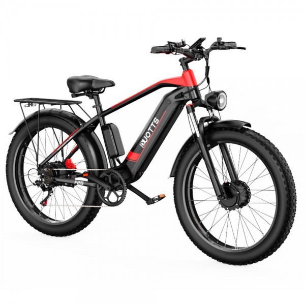 DUOTTS F26 Electric Mountain Bike 26*4.0 Inch Fat Tires 1500W Motor 48V 17.5Ah 120km Range