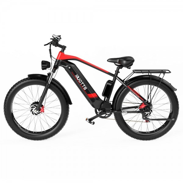 DUOTTS F26 Electric Mountain Bike 26*4.0 Inch Fat Tires 1500W Motor 48V 17.5Ah 120km Range