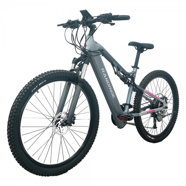 RANDRIDE YG90A Electric Bike 27.5*2.4 Inch Tires 1000W 48V 17Ah 21 Gears