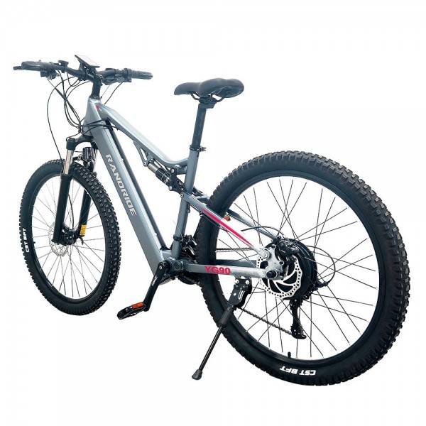 RANDRIDE YG90A Electric Bike 27.5*2.4 Inch Tires 1000W 48V 17Ah 21 Gears