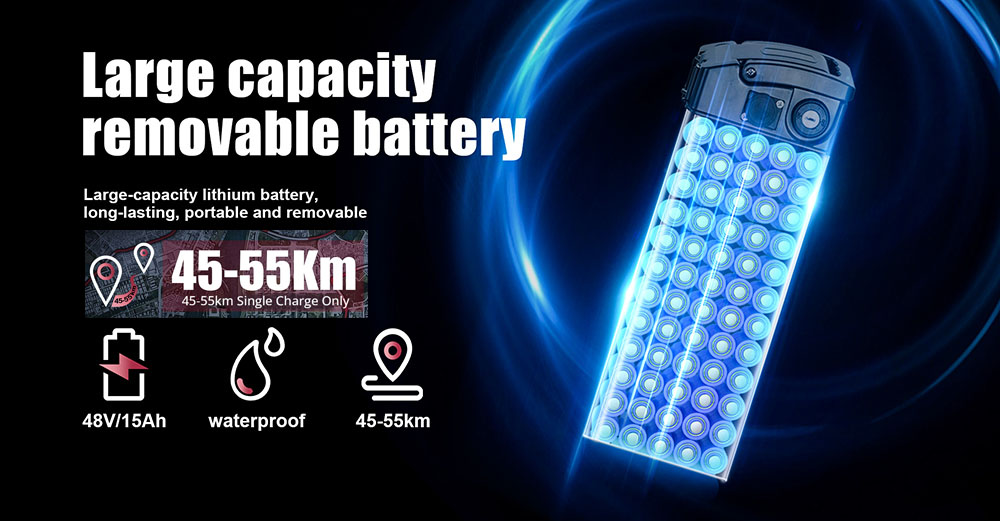 Large Capacity Replaceable Battery