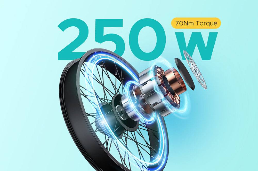 250w High-speed Brushless Motor (top Speed 25km/h)