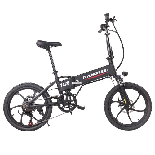 RANDRIDE YA20 Vélo électrique pliant 750W 20*1.95 Inch CST Tire 48V 12.8Ah Battery 80-90 Max Range