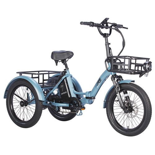 Elektryczny rower trójkołowy FAFREES F20 Mate 20 cali z grubymi oponami