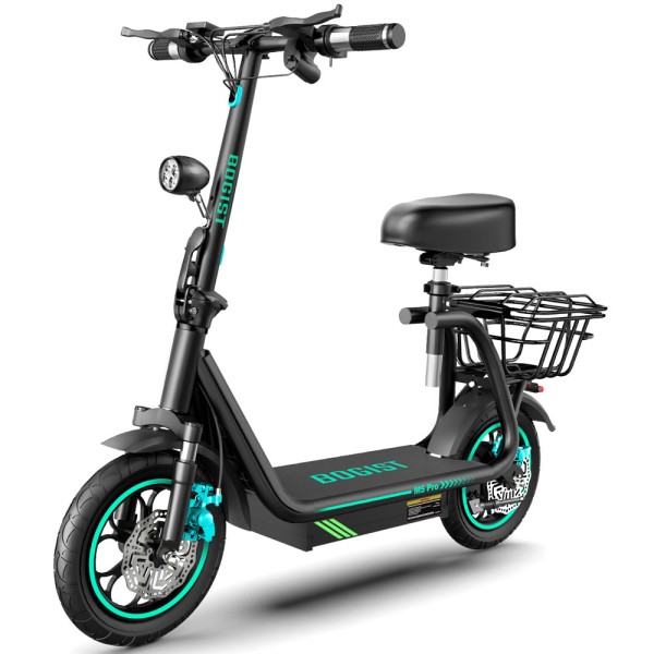 BOGIST M5 Pro+ Folding Electric Scooter With Seat And Basket