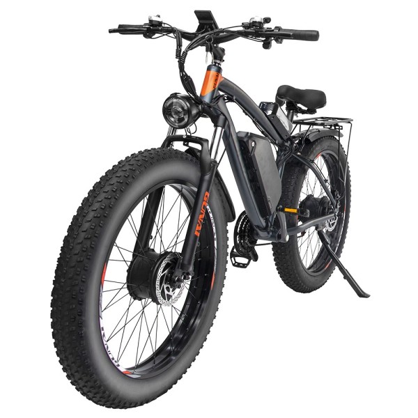 GUNAI GN88 26*4.0 Pulgadas Fat Tires Bicicleta Electrica De Montaña Doble Motor