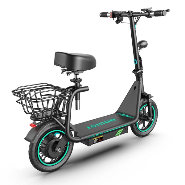 BOGIST M5 Pro+ Folding Electric Scooter With Seat And Basket