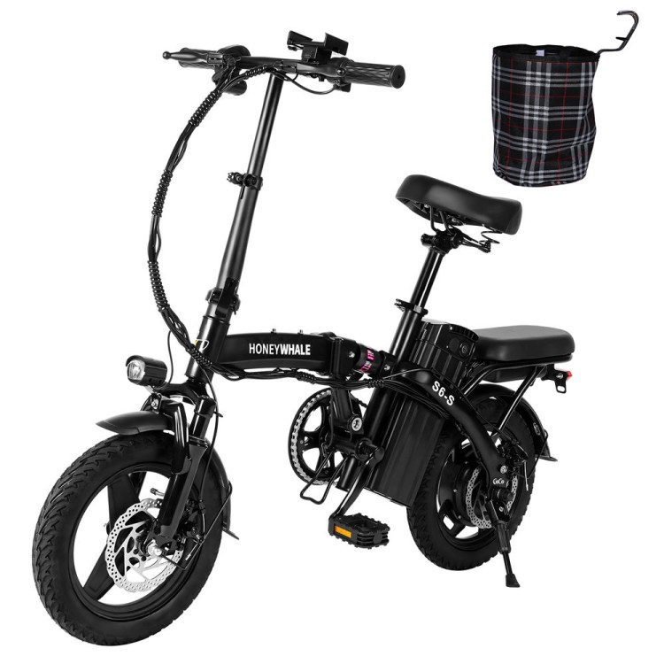 HONEYWHALE S6 S 14 inch Tires Folding Electric Bike For Adult Black Europe Usporter Cyprus