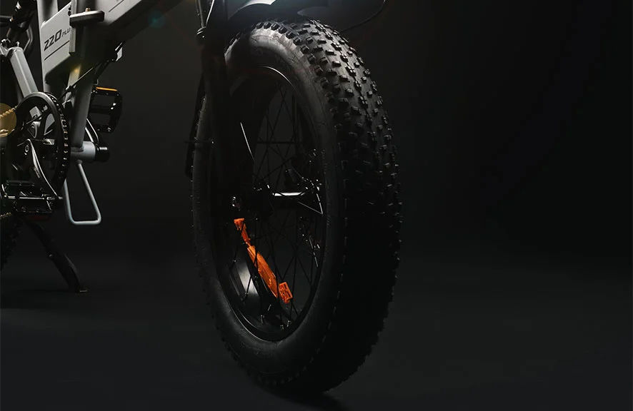 PVY Z20 Plus Mountain Electric Bike 20 pollici Fat Tires 1000W Motore 16.5Ah Batteria 80-120km Range