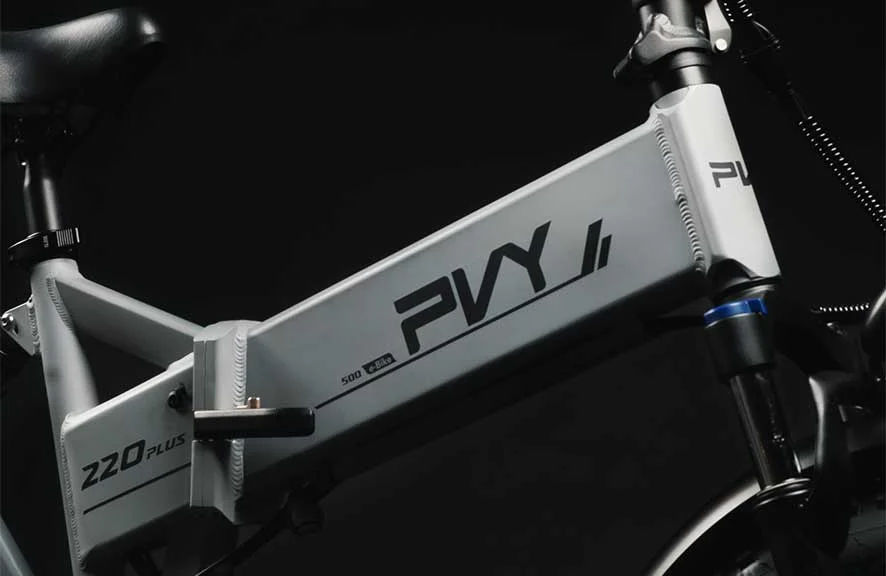 PVY Z20 Plus Mountain Electric Bike 20 pollici Fat Tires 1000W Motore 16.5Ah Batteria 80-120km Range