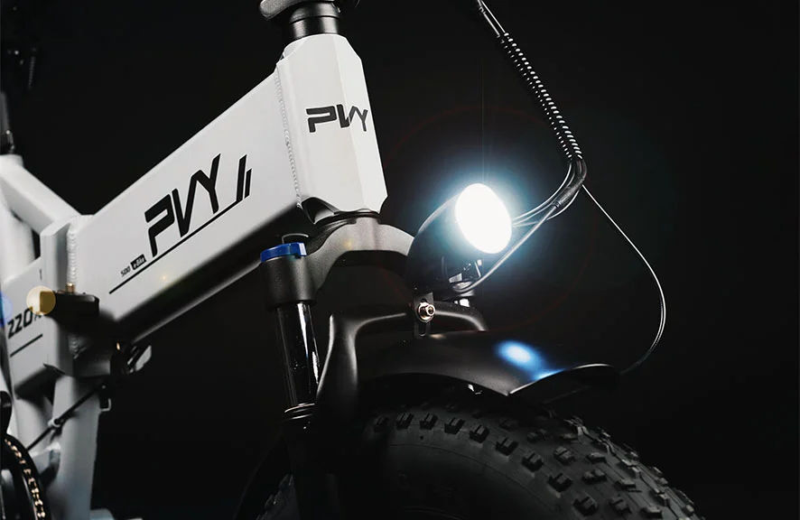PVY Z20 Plus Mountain Electric Bike 20 pollici Fat Tires 1000W Motore 16.5Ah Batteria 80-120km Range