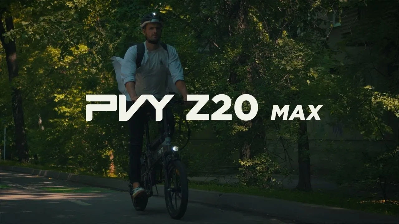 Bicicleta Eléctrica PVY Z20 MAX 20*2.3 pulgadas Neumáticos 750W 36V 25.6Ah Batería